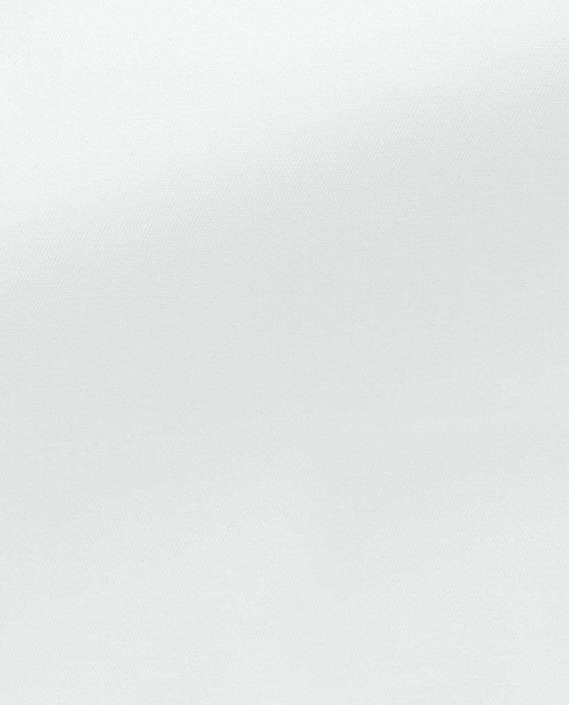 Thomas Mason White Fine Twill Easy Care Two Ply Sea Island Luxury Cotton