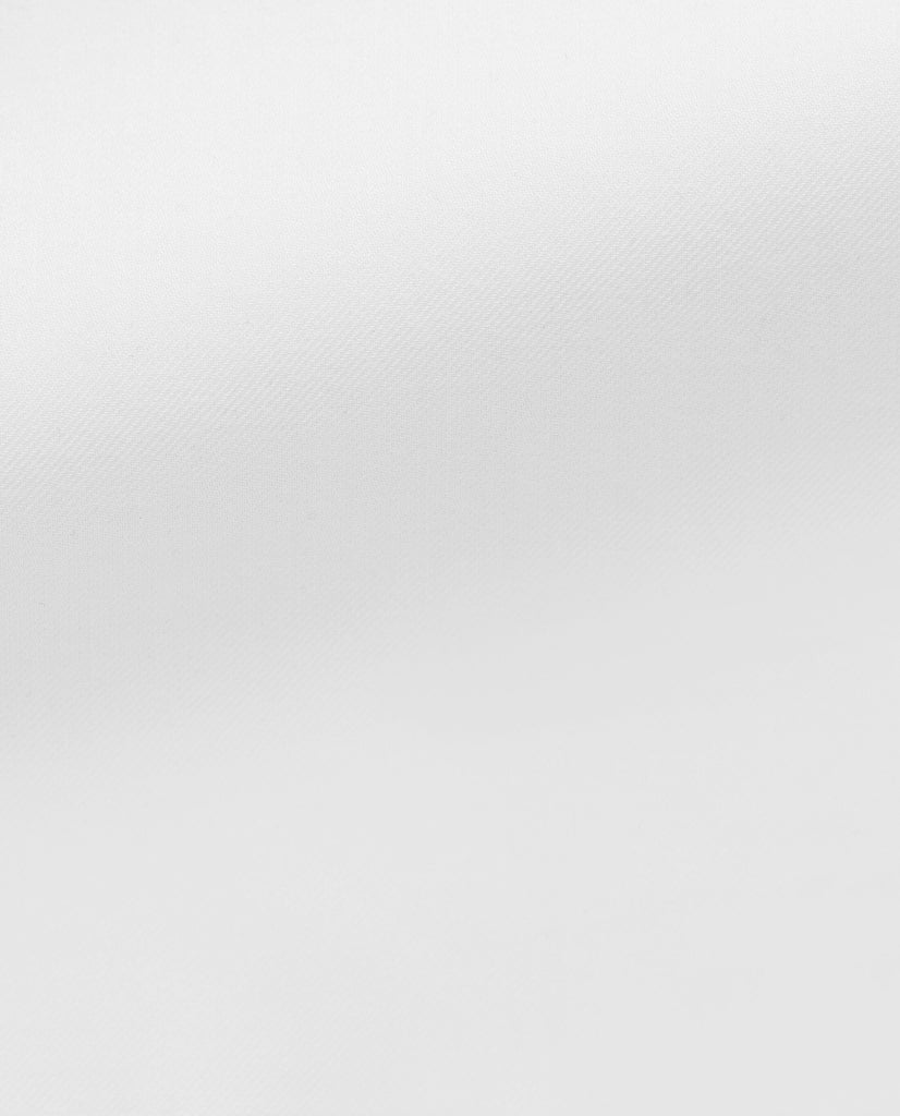 Canclini White Flannel Fine Twill Organic Cotton Natural Stretch Easy Care