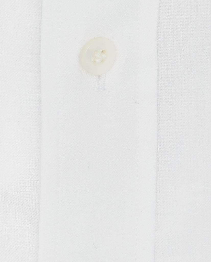 Canclini White Flannel Fine Twill Organic Cotton Natural Stretch Easy Care