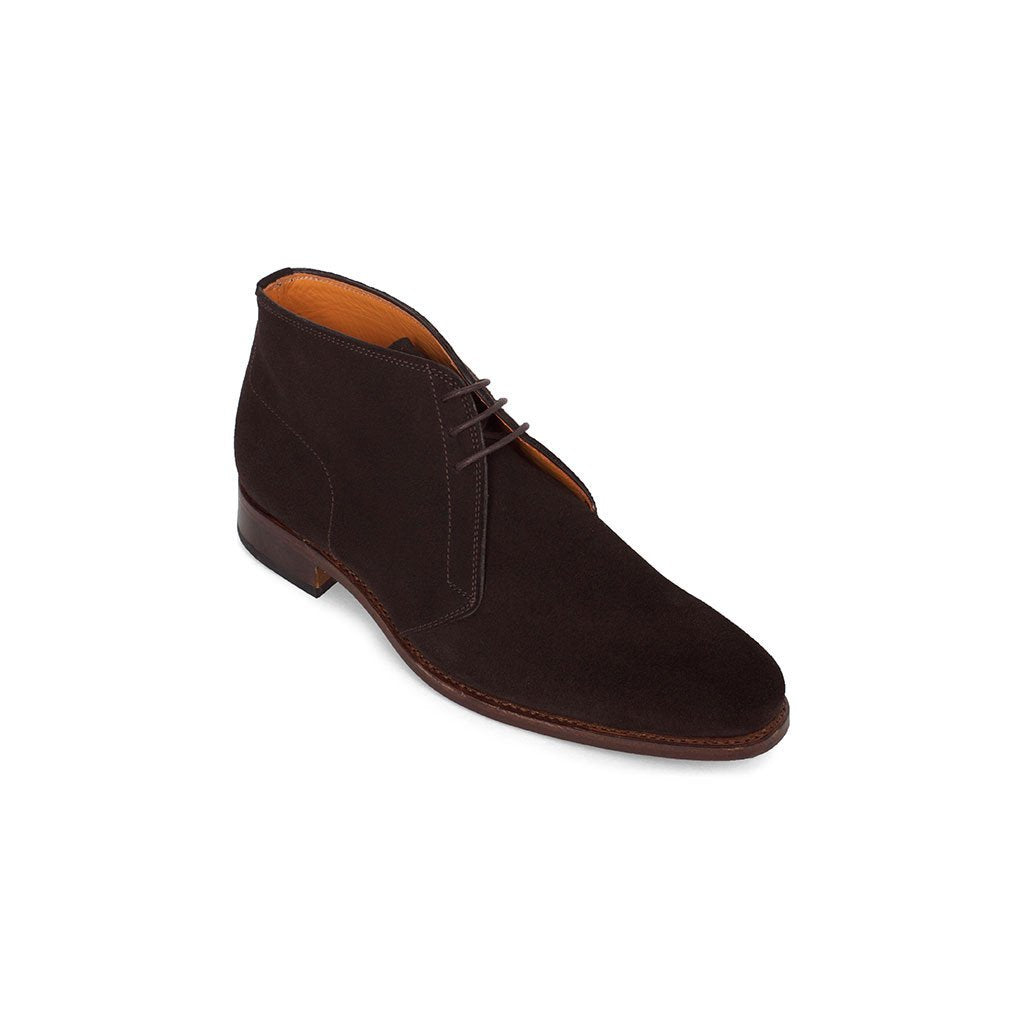 Brando - Goodyear Welted Suede Café Noir Calf