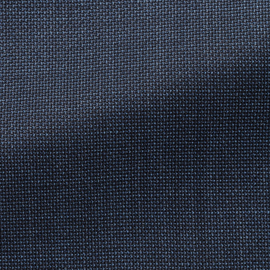 Drago-blue-black-s130-mouliné-wool-BB255gr Fabric