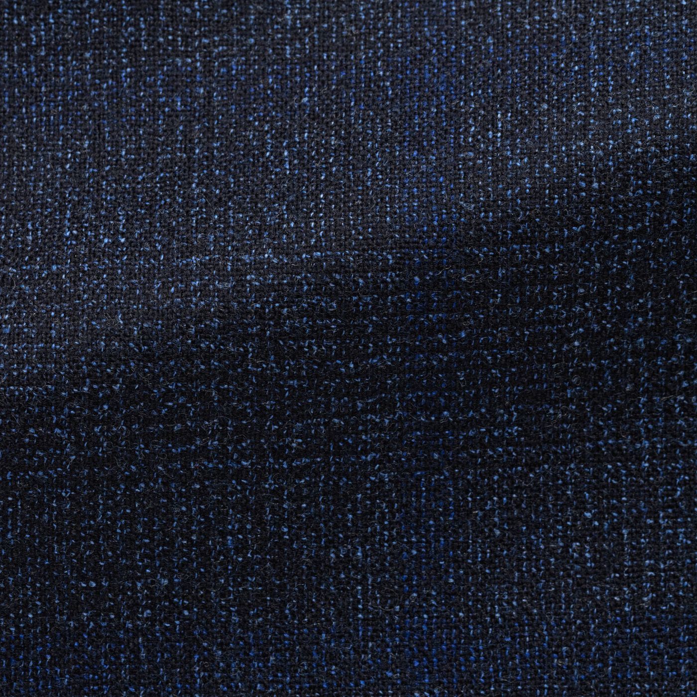 Loro Piana Dream Tweed Mixed Blue Merino Wool with Speckled Glencheck