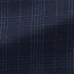 Cerruti-midnight-blue-s110-wool-with-light-blue-plaidCM BB230gr Fabric