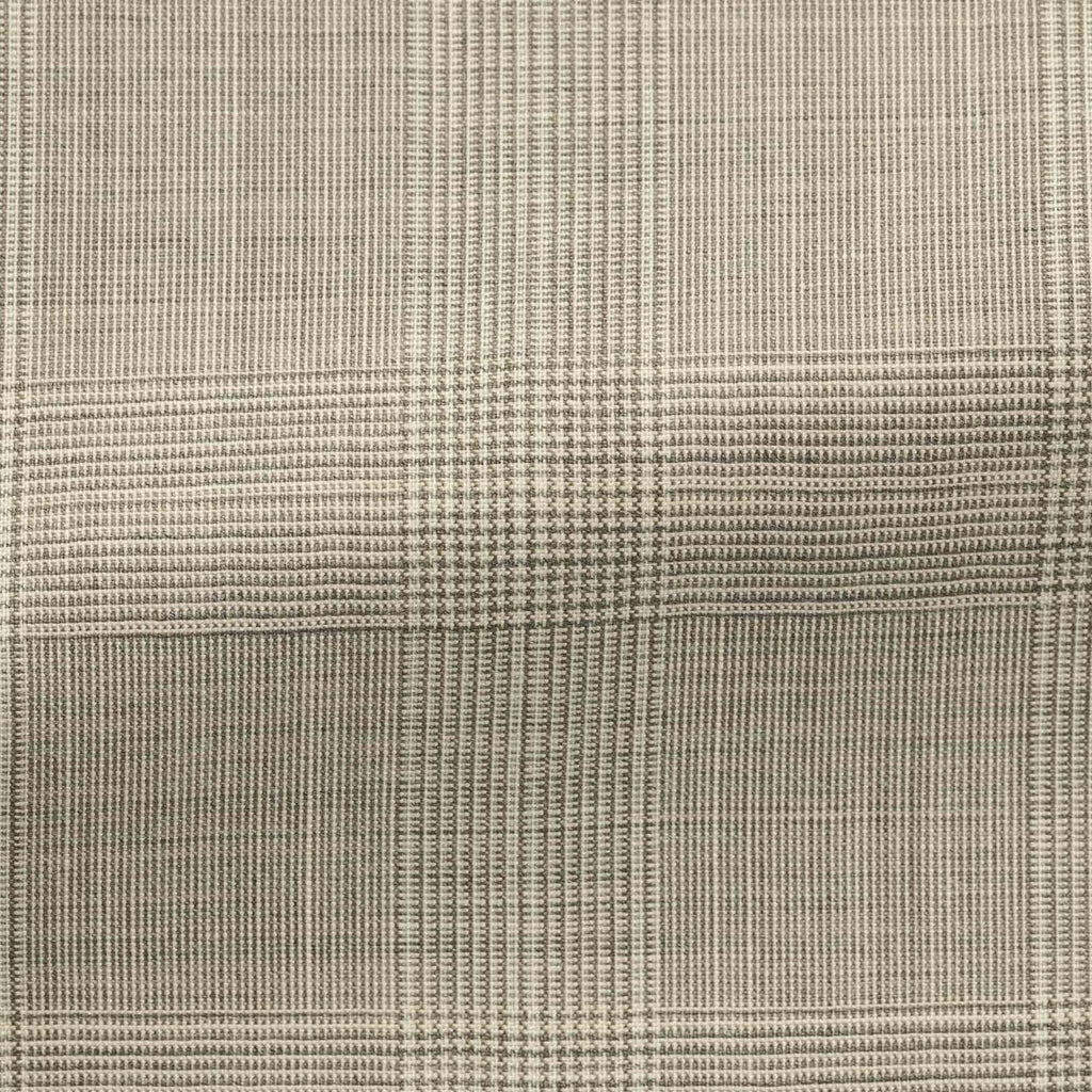 Possen-Collection-bone-stretch-wool-linen-with-grey-glencheckCM BB 250gr Fabric