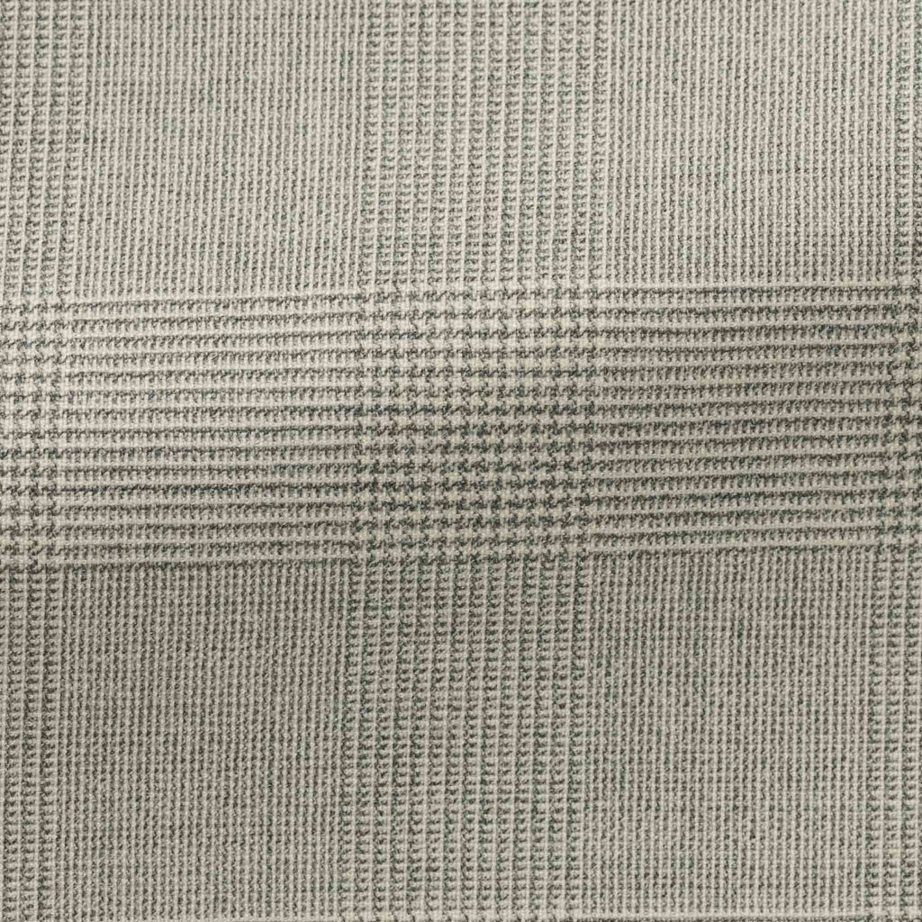 Possen-Collection-light-grey-stretch-wool-blend-with-glencheckCM BB 250gr Fabric