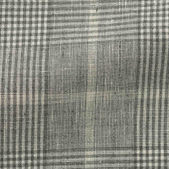 Possen-Collection-steel-grey-linen-wool-with-glencheckCM BB 235gr Fabric