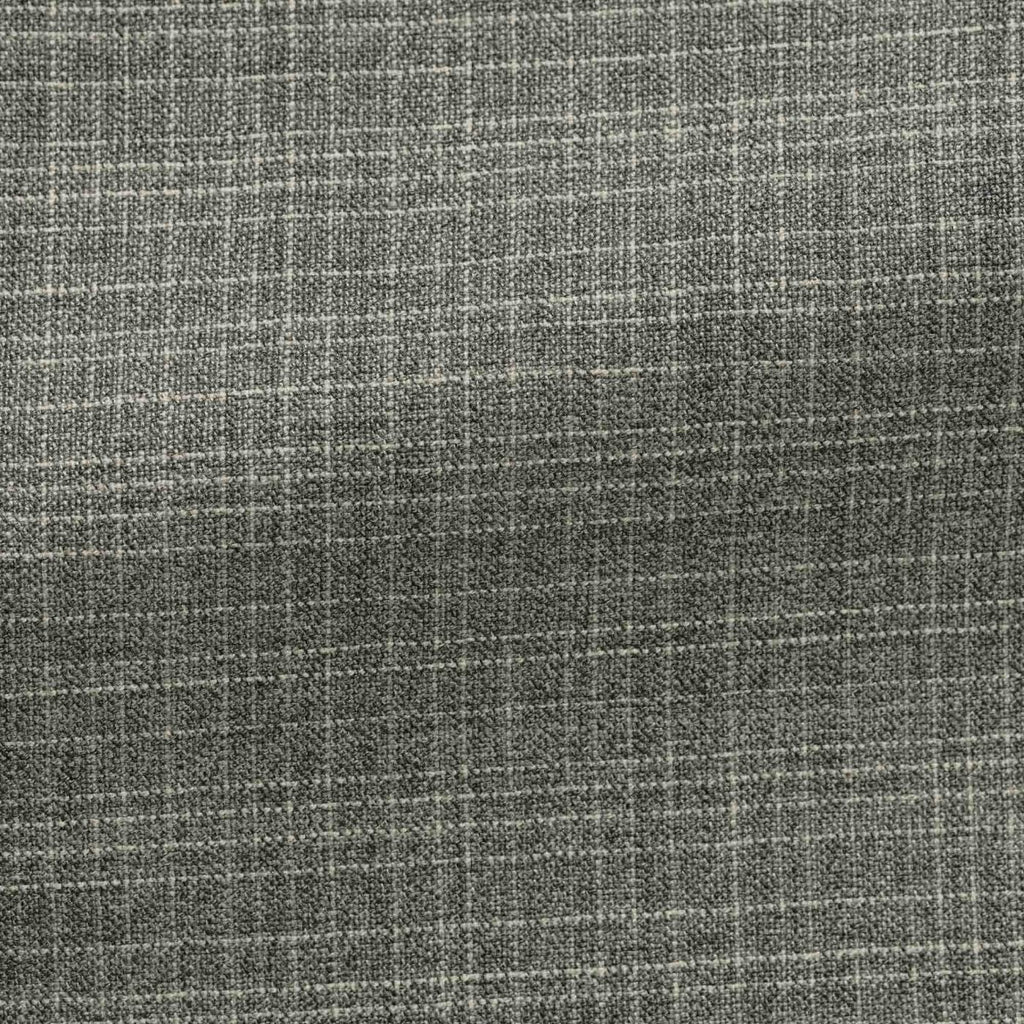Possen-Collection-stone-grey-2-ply-wool-with-white-micro-checkCM BB 250gr Fabric