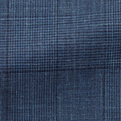 Loro-Piana-two-blue-wool-silk-linen-with-glencheckCM C 250gr Fabric