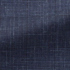 Loro-Piana-two-medium-blue-wool-silk-linen-with-glencheckCM C 250gr Fabric