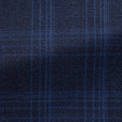 Loro-Piana-two-blue-stretch-wool-with-royal-blue-checkCM BB 230gr Fabric