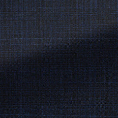 Possen-Collection-black-blue-2-ply-wool-with-blue-checkCM BB 250gr Fabric