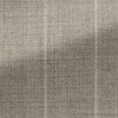 Loro-Piana-Oatmeal-S120-Wool-With-Wide-Sand-StripeCM D 290gr Fabric