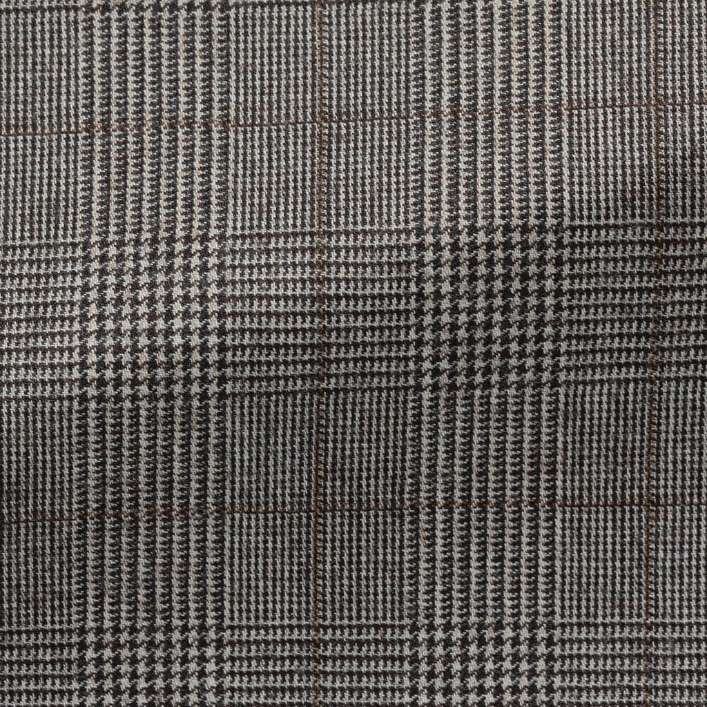 Reda-Mixed-Brown-S130-Wool-Glencheck-With-Tan-WindowpaneCM BB 260gr Fabric