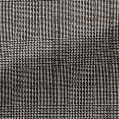 Reda-Mixed-Brown-S130-Wool-Glencheck-With-Tan-WindowpaneCM BB 260gr Fabric