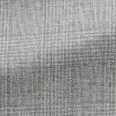 Carlo-Barbera-Smoke-Grey-Wool-Cashmere-With-Tonal-GlencheckCM C 260gr Fabric