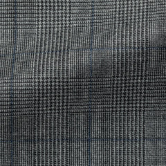 Reda-Anthracite-S130-Wool-Glencheck-With-Dark-Blue-WindowpaneCM BB 260gr Fabric