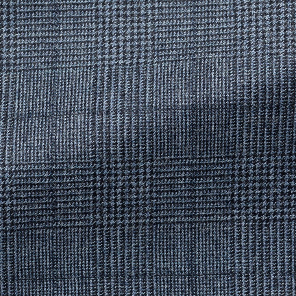 Reda-Dark-Slate-Blue-S130-Wool-Glencheck-With-Dark-Blue-WindowpaneCM BB 260gr Fabric