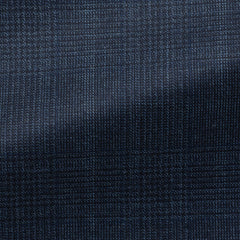 Loro-Piana-Navy-Blue-S130-Wool-With-Blue-GlencheckCM C 280gr Fabric
