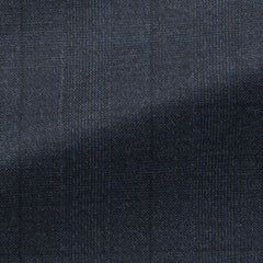 Loro-Piana-Midnight-Blue-S130-Wool-With-Subtle-Glencheck-And-WindowpaneCM C 280gr Fabric