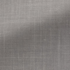 Loro-Piana-Light-Grey-Stretch-Wool-Silk-Linen-Plain-WeaveCM E 240gr Fabric