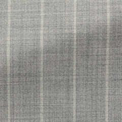 Drago-Light-Grey-Wool-Silk-Plain-Weave-With-Tonal-StripeCM D 225gr Fabric