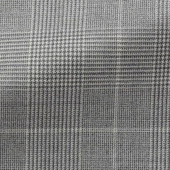 Drago-Ivory-S130-Wool-With-Grey-Glen-CheckCM C 265gr Fabric