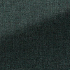 Loro-Piana-Bottle-Green-Mélange-Wool-Plain-WeaveCM C 230gr Fabric