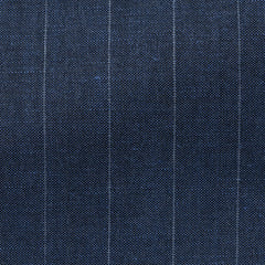 Vbc-Blue-Wool-Linen-Plain-Weave-With-Tonal-PinstripeCM BB 220gr Fabric
