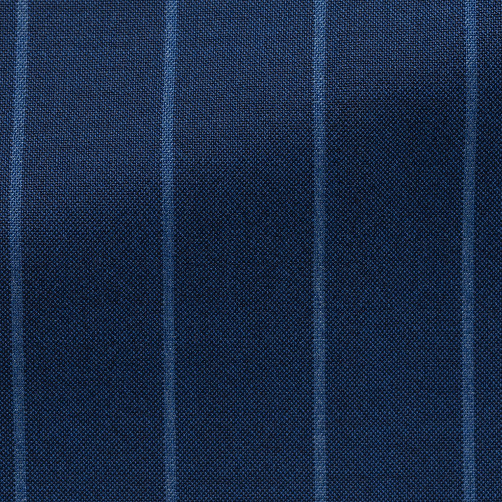 Drago-Neapolitan-Blue-S130-Wool-Plain-Weave-With-Tonal-Pencil-StripeCM C 255gr Fabric