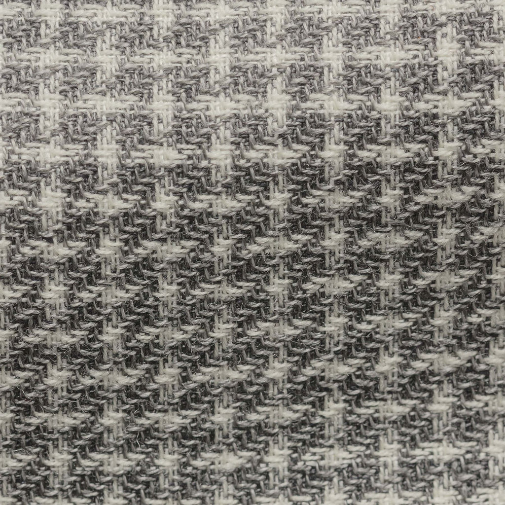 Angelico mid grey wool-linen with white modern check Jacket