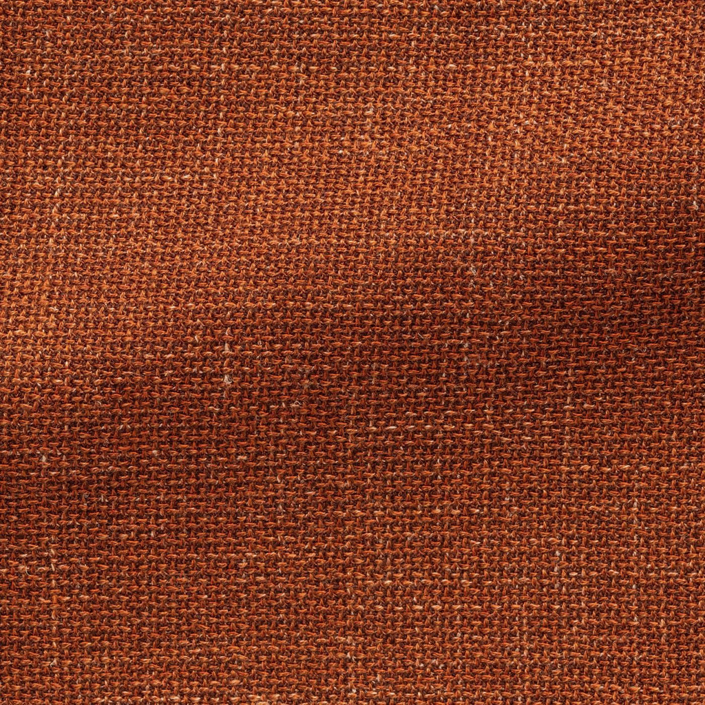 burnt-orange-wool-linen-blend-mesh Fabric