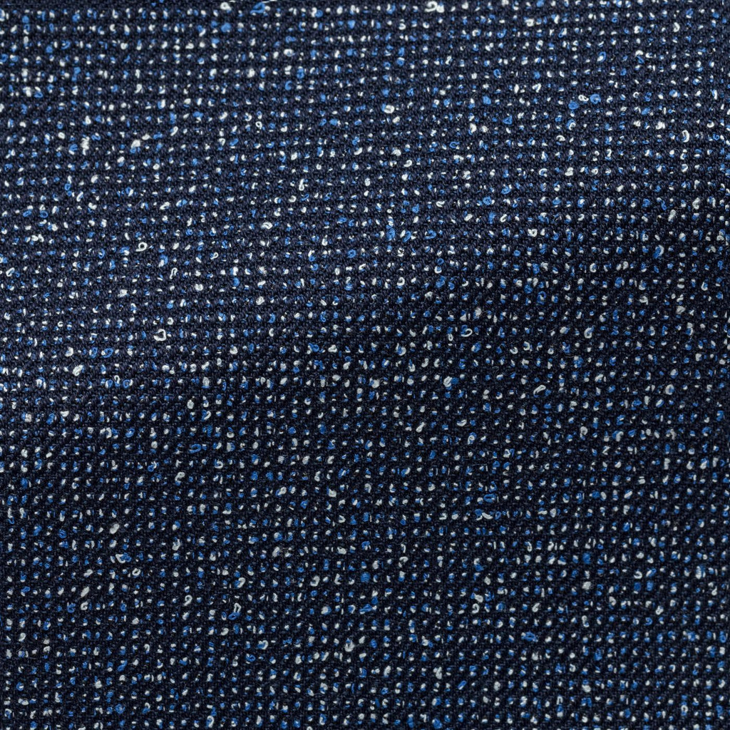 navy-stretch-mouliné-cotton-blend-with-white-stippling-JB290gr Fabric