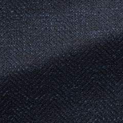 Carlo-Barbera-navy-stretch-wool-silk-cotton-blend-herringboneCM JB 310gr Fabric