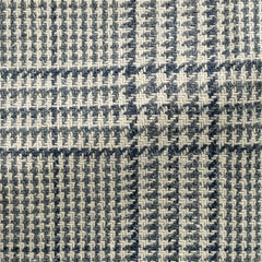 Ferla-white-wool-alpaca-silk-with-slate-blue-glencheckCM JD 320gr Fabric