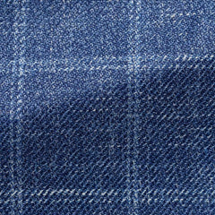 Loro-Piana-cobalt-blue-wool-silk-linen-with-ice-blue-windowpaneCM JD 290gr Fabric