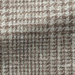 Ferla-Mixed-Brown-Wool-Alpaca-Silk-Linen-Blend-With-GlencheckCM JE 360gr Fabric
