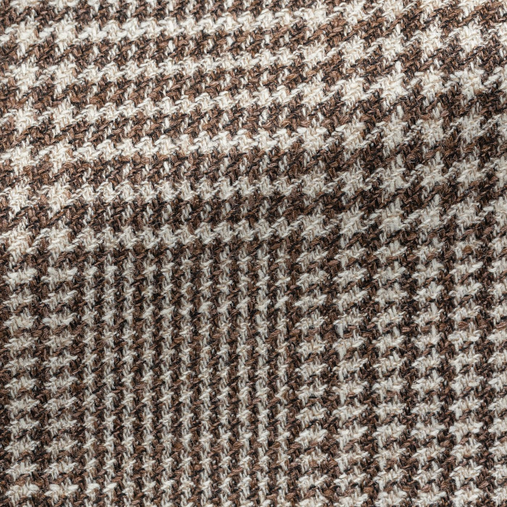 Cerruti-Beige-Brown-Wool-Silk-With-GlencheckCM JC 300gr Fabric