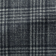 Loro-Piana-Anthracite-Wool-Silk-Cashmere-With-Black-GlencheckCM JD 280gr Fabric
