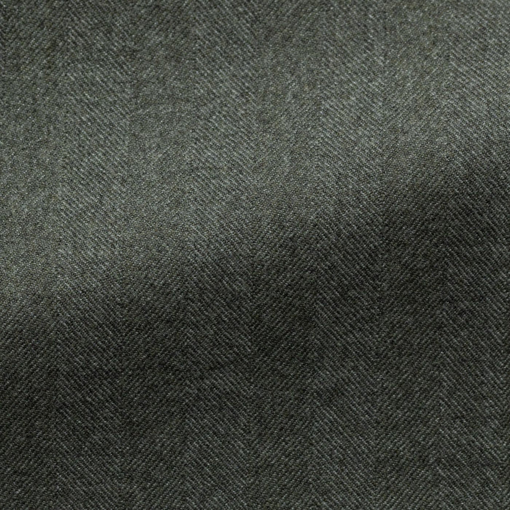 Drago-Sage-Green-Luxury-Wool-Silk-Flannel-HerringboneCM JD 290gr Fabric