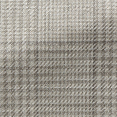 Loro-Piana-Sand-Wool-Silk-Linen-With-Grey-CheckCM PC16 240gr Fabric