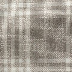 Possen-Collection-Ivory-Wool-Silk-With-Beige-CheckCM PC13 265gr Fabric