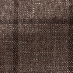 Possen-Collection-Brown-Linen-Wool-With-Tonal-WindowpaneCM PC12 265gr Fabric
