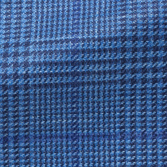 Loro-Piana-Two-Blue-Wool-Silk-Linen-Glen-CheckCM PC16 240gr Fabric