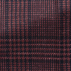 Possen-Collection-Burgundy-Wool,---Silk,---&-Linen-Glen-Plaid-With-Black-OvercheckCM PC13 255gr Fabric