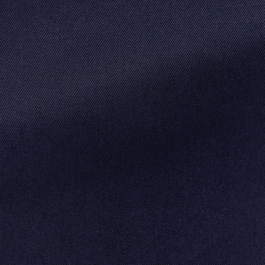 Larusmiani Dark Blue Cotton Stretch Fine Gabardine