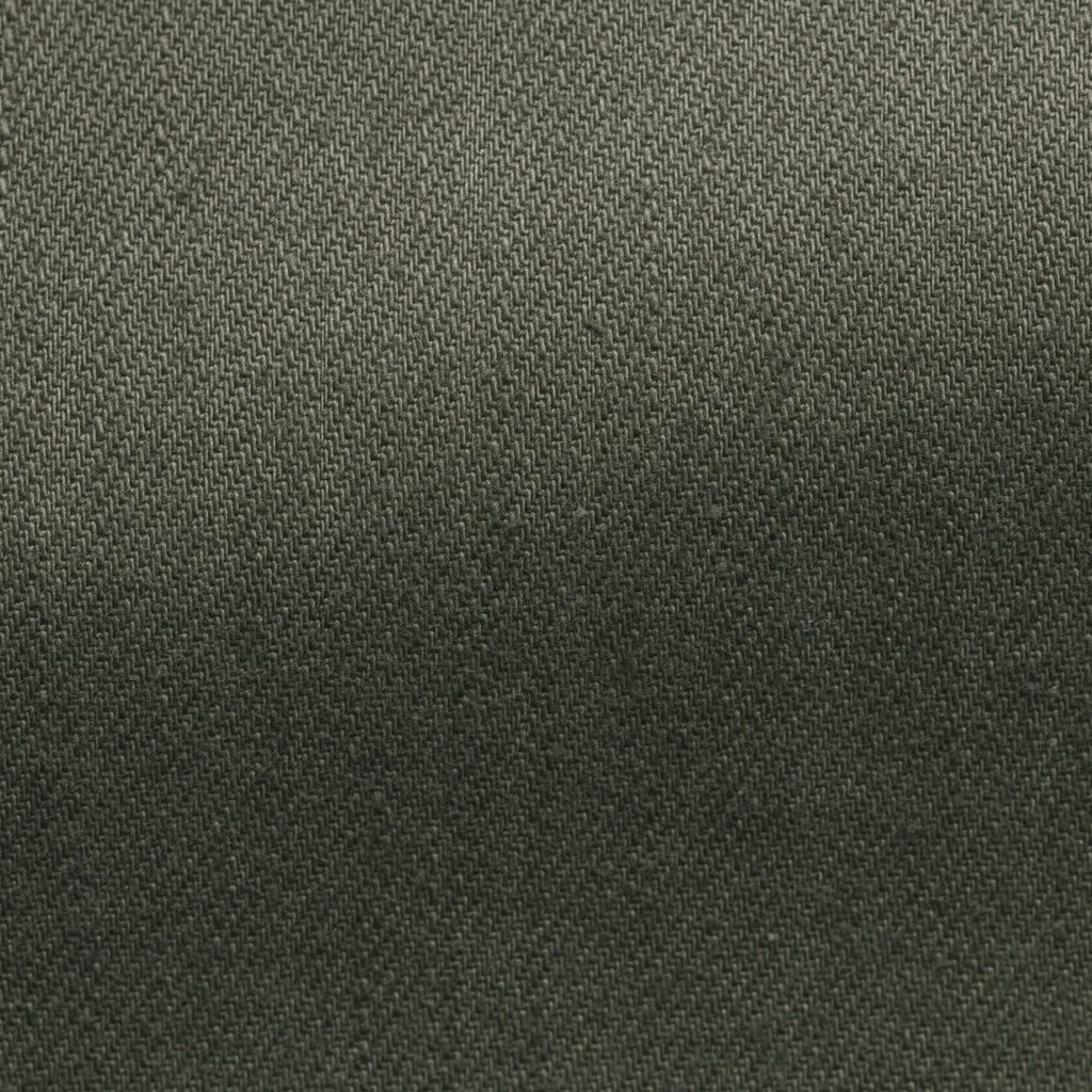 Olimpias Dusty Olive Heavy Cotton Stretch Twill