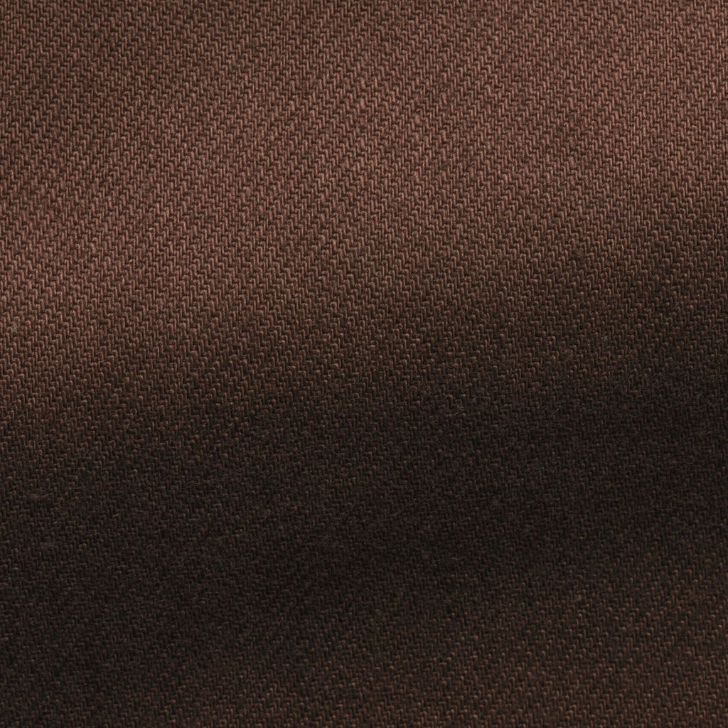 Olimpias Chestnut Brown Heavy Cotton Stretch Twill