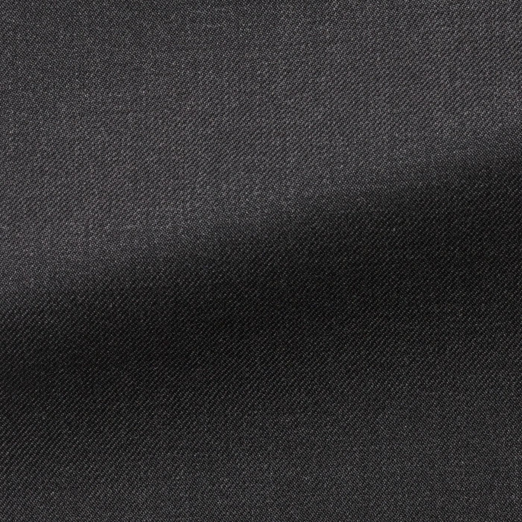 Barberis Canonico 365 Doppio Ritorto S130 Merino Wool Charcoal Grey Twill