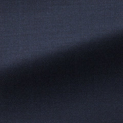 Barberis Canonico S130 Doppio Ritorto Merino Wool Navy Sharkskin