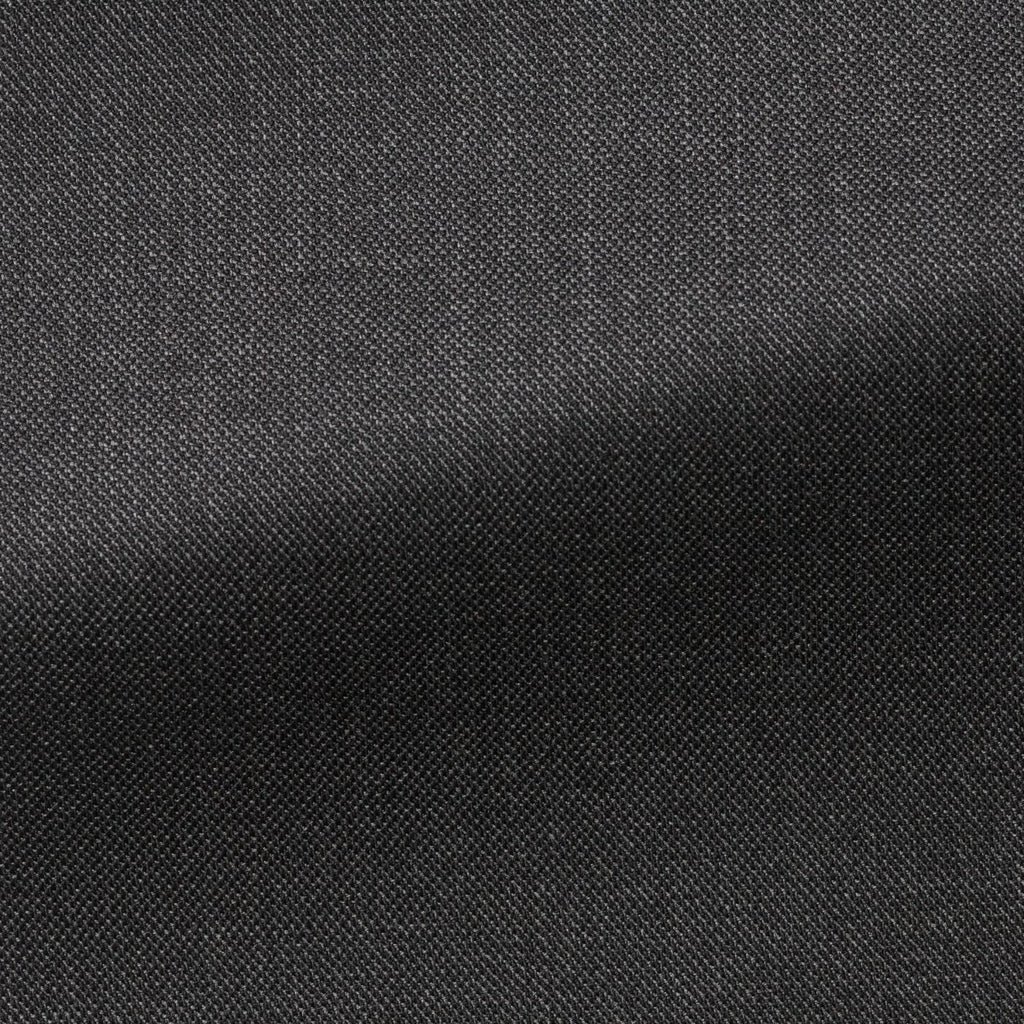 Barberis Canonico S130 Doppio Ritorto Merino Wool Dark Grey Sharkskin